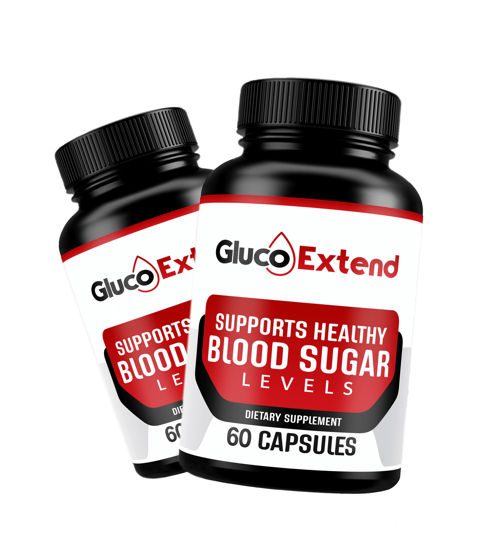 Gluco Extend bottles pair